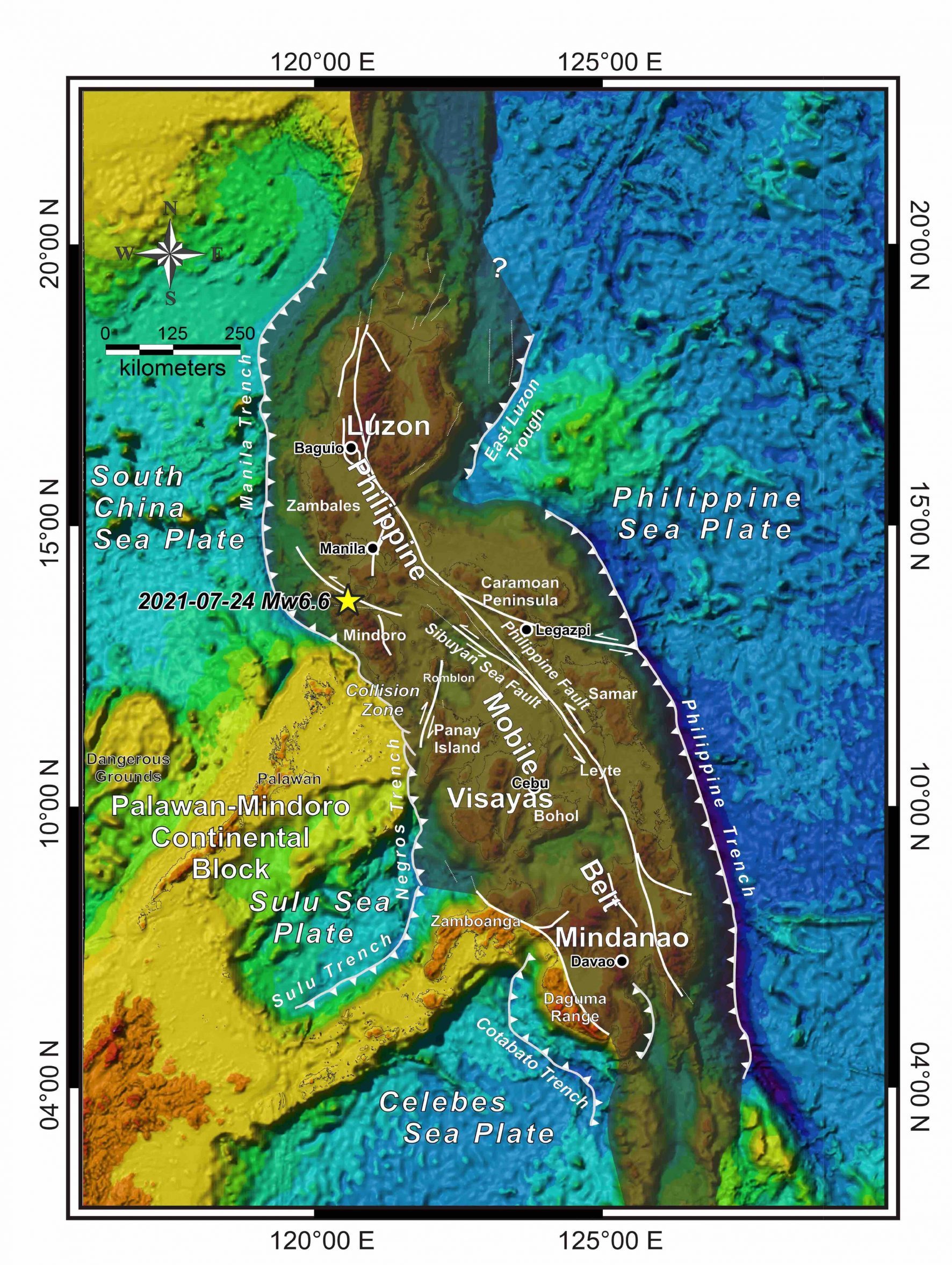 පිලිපීනයේ ලු‍සොන් ප්‍රදේශයේ රිච්ටර් මාපක 5.6 ක භූ කම්පනයක්